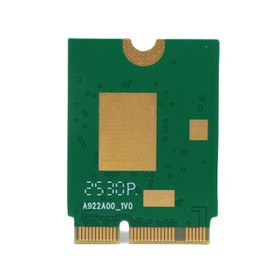 PUSOKEI Tarjeta Inalámbrica WiFi 7 con Bluetooth 5.4, Tarjeta de Red para PC de Escritorio de Triple Banda 2.4G/5G/6G, OFDMA + MU-MIMO, Adaptador de Red NGFF M.2 de 6338Mbps para
