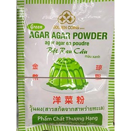 AGAR AGAR POWDER in Red, Yellow, Green or Blue (Green)