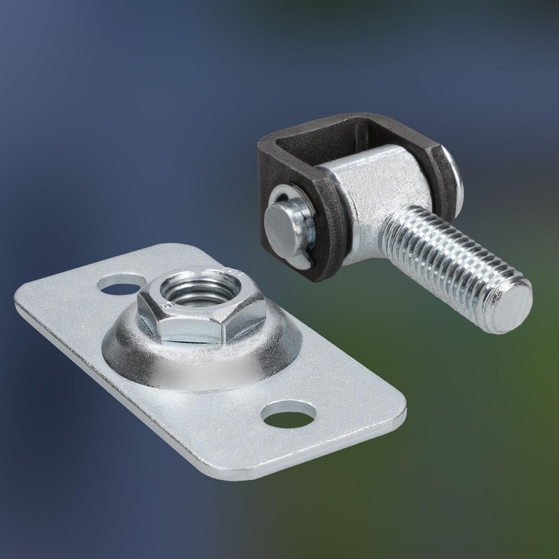KOTARBAU® Set of 2 Adjustable Door Hinges M12 for Screwing