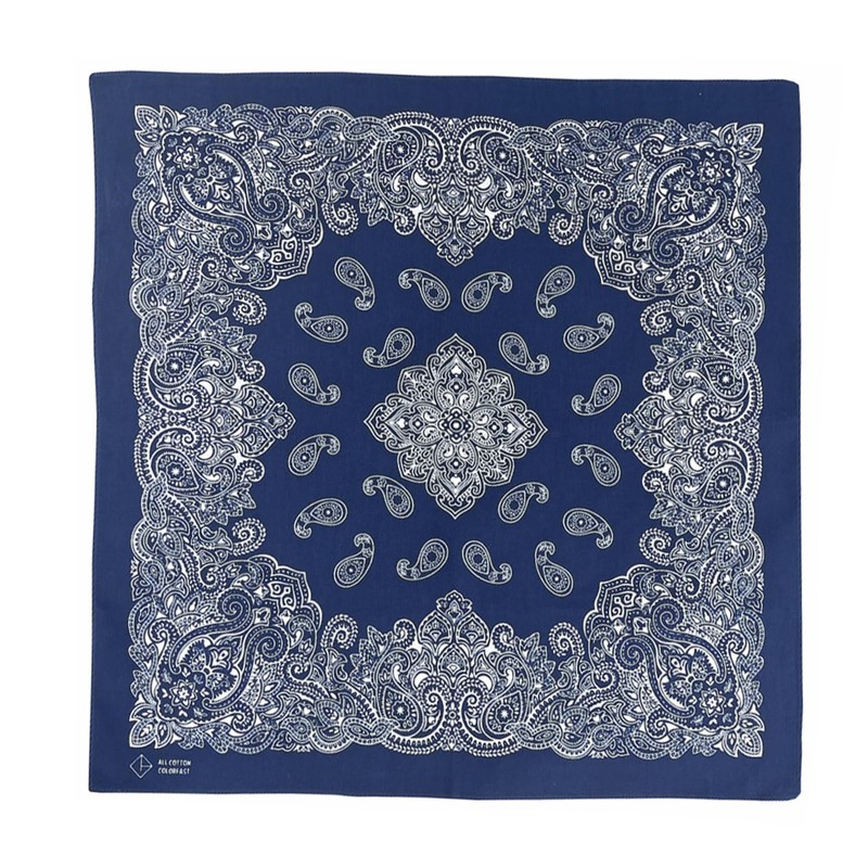 kakatrend Bandana, Paisley, 100% Cotton, Triangular Width, Adult, Fashionable, Handkerchief,