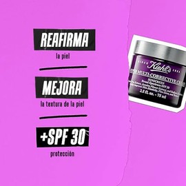 Kiehl's Super Multi-Corrective Face Cream, Crema Facial Hidratante 5 en 1, SPF30 Anti signos de la Edad, Reduce Líneas de Expresión, con Protección So