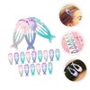 Mikinona 18pcs Mermaid Design Hairpins for Durable Cartoon Hair Clips