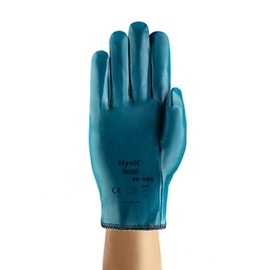Ansell Hynit 32-105 Nitrile Glove, Slip-on Cuff, Size 9 (Pack of 12 Pairs)