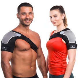 Rotator Cuff Shoulder Brace – Compression Sleeve for Women or Men - Rotator Cuff - Compression Shoulder Sleeve (S-M)