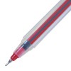 SAINO Softek Ballpoint Pens, RED, Fine Point (0.7mm), Pack of