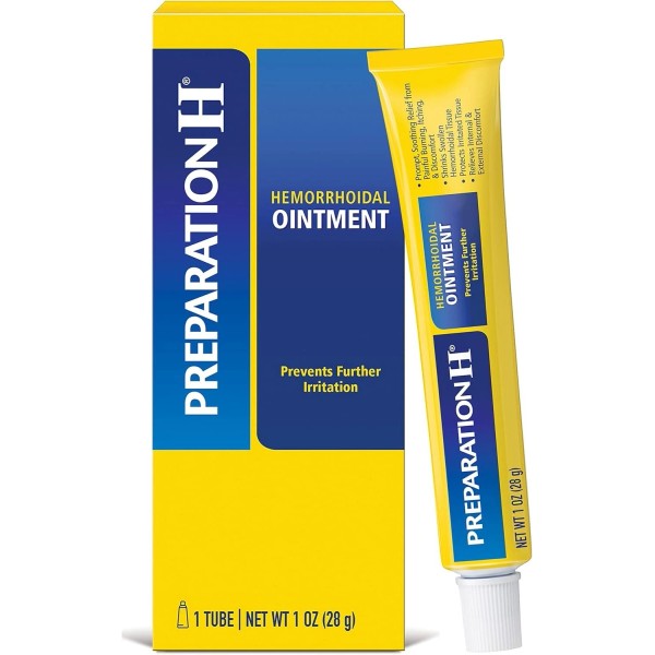 Brnded Preparation H Hemorrhoid Ointment, Itching, Burning and Discomfort Relief-1
