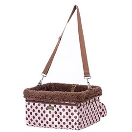 MARSLABO Dog Car Seats for Small Dogs, Upgrade Dog Booster Seat with Metal Frame Construction with Double-Layer Oxford, Perfect for Small Pets up to 20lbs