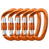 Locking Carabiner - 25kN 5600lb Climbing Carabiner Screw Gate D