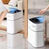 Joybos Smart induction Save space Waterproof Bathroom Trash Can,Garbage Can,