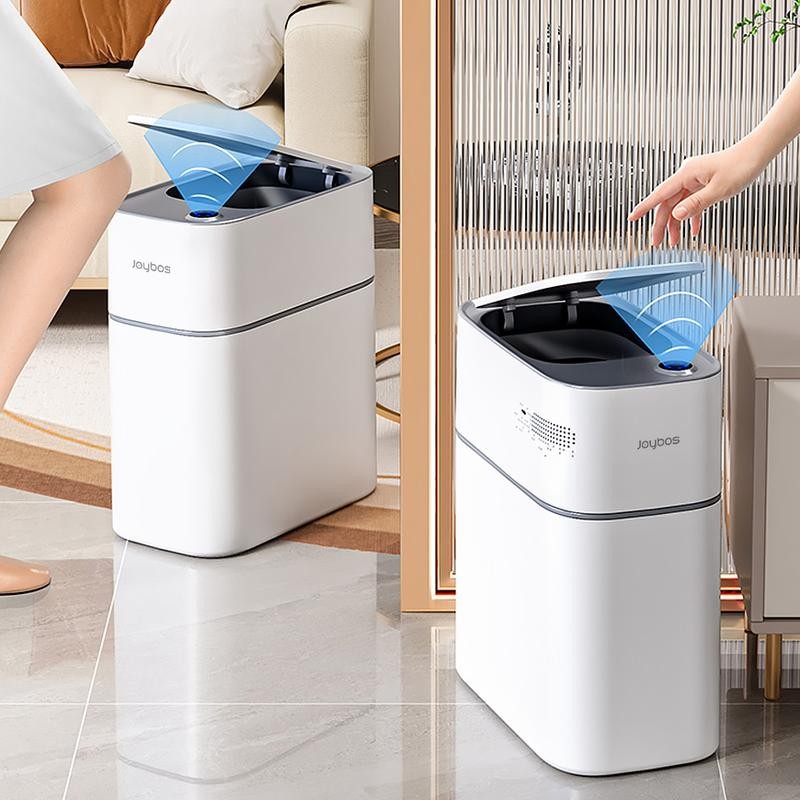 Joybos Smart induction Save space Waterproof Bathroom Trash Can,Garbage Can,