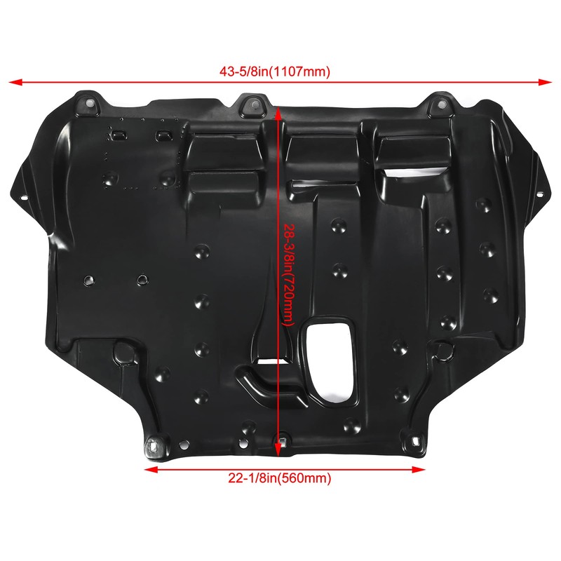 Kojem Engine Splash Shield Compatible with 2012-2019 Ford Focus 2013-2018
