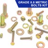919 Pcs Grade 8.8 Metric Bolt Assortment, M4 M5 M6