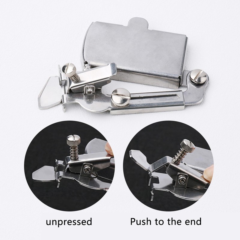 Magnetic seam guide, hem aid for sewing machine, magnetic seam