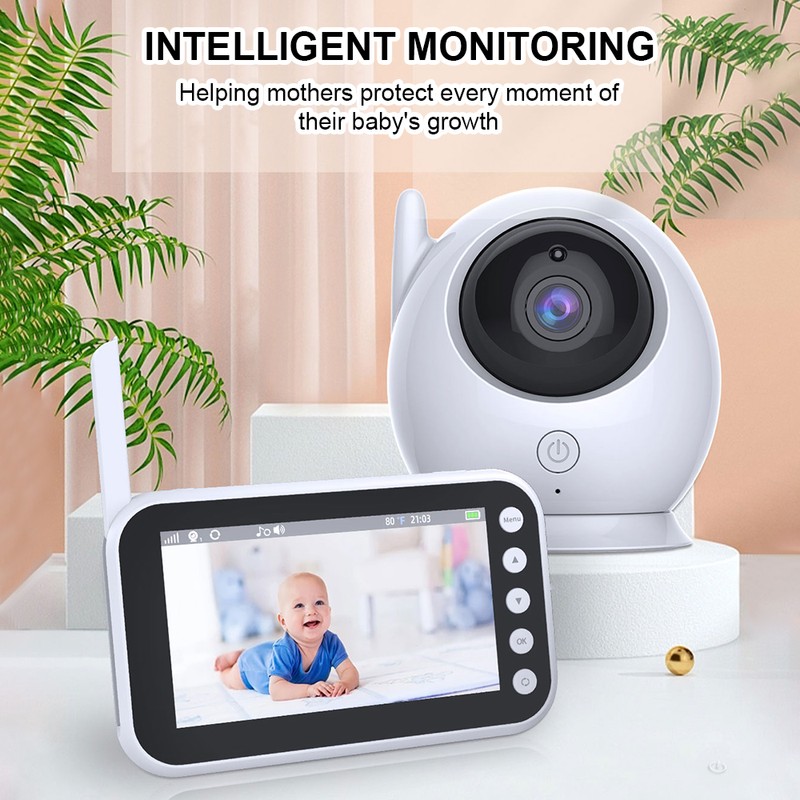 2.4GHz FHSS Monitor with Camera 720P 4.3 Inch LCD Screen