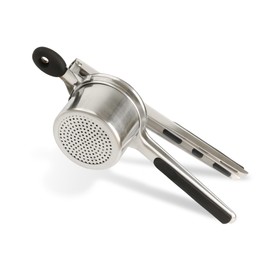 Mindful Design Large 15oz Potato Ricer, Heavy Duty Stainless Steel Potato Masher and Ricer Kitchen Tool, Press and Mash Kitchen Gadget For Perfect Mashed Potatoes Every time