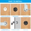 PATIKIL Cabinet Drawer Lock with Key 2 Pcs 1"(25mm) Key