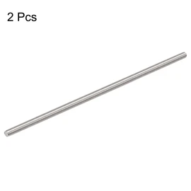 sourcing map 2Pcs M5 x 150mm Fully Threaded Rod Stainless Steel Right Hand Threads
