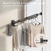 CICUFY Clothes Drying Rack Wall Mounted Foldable Laundry Drying Rack