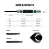 DESIGNA DARTS Corner Marine Steel Tip Dart Set | 80%