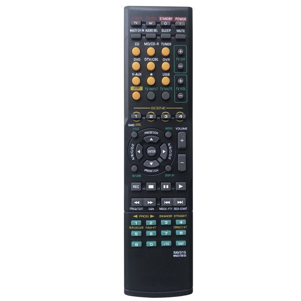Universal Remote Control Compatible for Yamaha RAV315 Audio/Video Receiver Remote