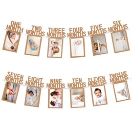 HappyHome Garland Birthday Decoration Photo Frame 1st Anniversary Celebration Decoration Party