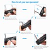 [Upgraded] Brifit Combination Padlock, 4-Digit Combination Lock, Outdoor Weatherproof Combination