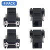 Poyiccot VGA Extender Over Ethernet Adapter, 4pcs VGA to RJ45