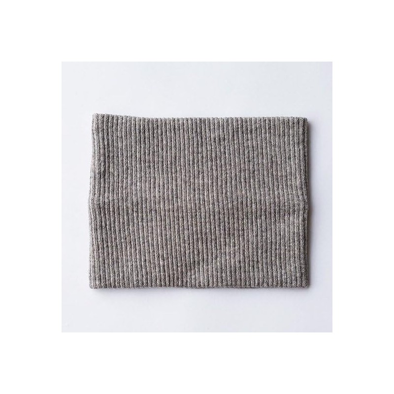 Yak and Organic Cotton Neck Warmer, Braun
