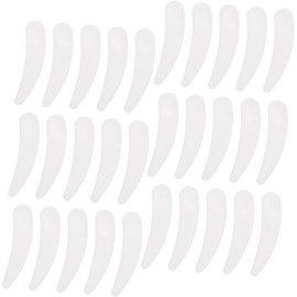 SEWACC 100 Cucharas Cosméticas de Polipropileno para Crema Facial y Contorno de Ojos Aplicador Compacto y Ligero para Mascarillas y Cosméticos Herramienta Práctica para Uso