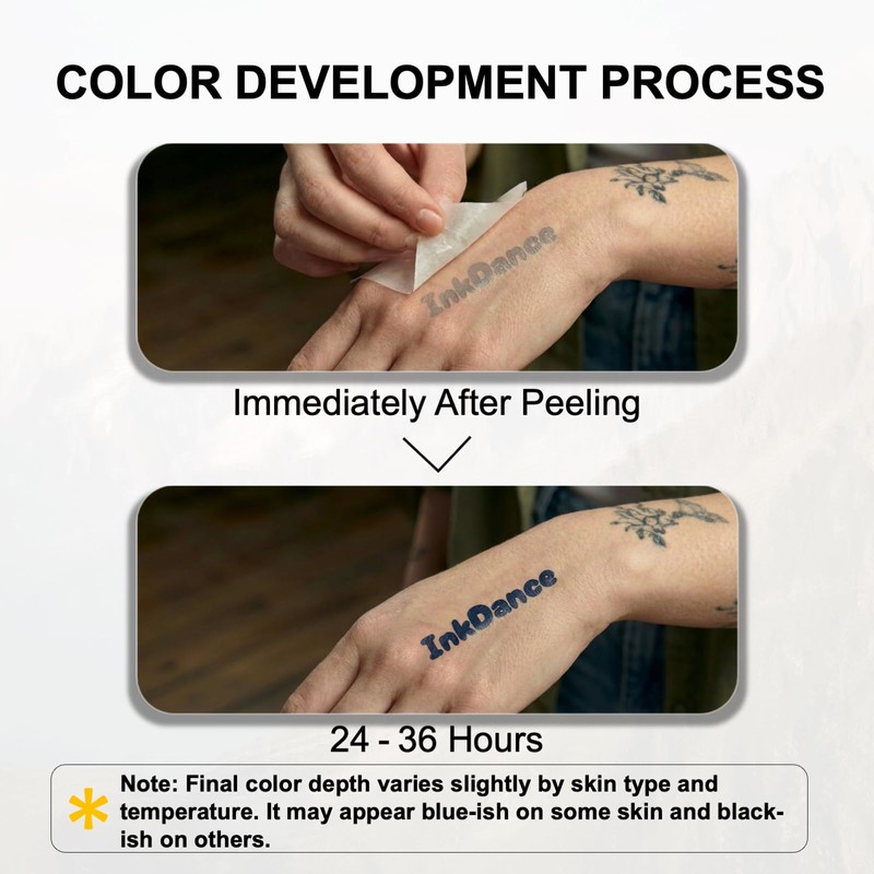 Semi-Permanent Tattoo, Minimalist Ocean Seashell Starfish Conch Line Art, Beach,