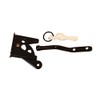 Gate Latch, Shed Gate Latch, Door Gate Latch - Black