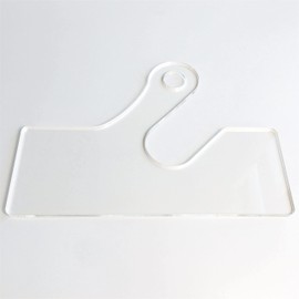 Small Round Charcuterie Board Handle Template, Clear Acrylic Template, Woodworking Router Template