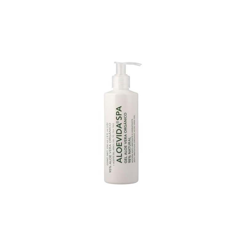 Aloe Vida Gel Vera Orgánico Aceite Árbol Regeneración Hidratación Piel