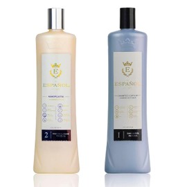 El Español Con Stylo | Kit Alaciado | Nanoplastia Sin Formol (500ml) y Shampo (500ml) | Alisa el cabello 100% con duración de 6 meses o más | Fácil de aplicar | Resultados profesionales | Cabello hidratado y brillante