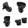 Suitcase Wheel, Flexible Replacement Luggage Wheels, 2 Pieces, Double Roller