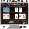 1972 Ford / Lincoln / Mercury Factory OEM Shop Manuals