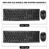 Keyboard Mouse Combo 2.4Ghz Wireless Splashproof Mute Optical Engine Positioning