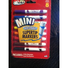 Rose Art 8 Non Toxic Washable Supertip Markers