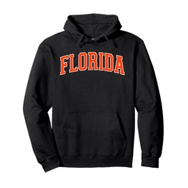 Florida FL Text Style. FL Men Women Girl Kid Apparel... Pullover Hoodie