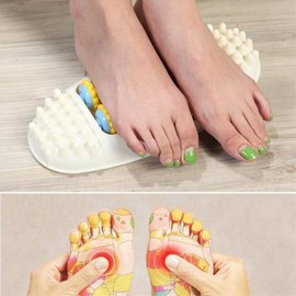Foot massager, rolling foot massager, foot acupressure device, sole massager