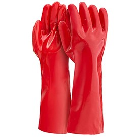 stronghand Thick PVC Rubber Gloves - 40 cm Long