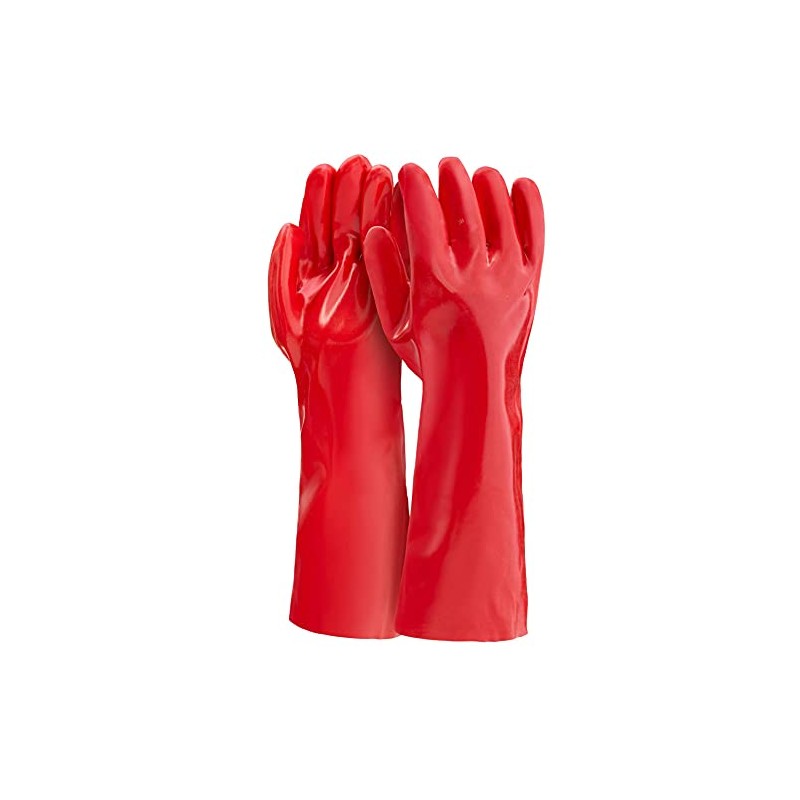 stronghand Thick PVC Rubber Gloves - 40 cm Long