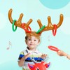 Inflatable Antler Ring Toss Game Set Christmas Reindeer Ring Toss