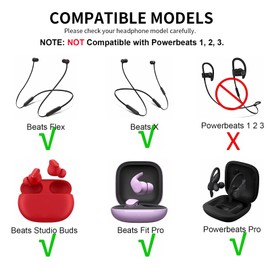 Miayaya Silicone Tips Replacement Earbuds Tips for Powerbeats Pro, Beats X, Beats Flex, Urbeats, BeatsTour Wireless Earphone Ear Tips Covers, S/M/L,8 Pairs, Gray