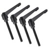 sourcing map 4pcs Clamping Lever Handles, M8 x 60mm Black