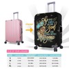 Hepmant Travel Suitcase Protector African American Woman Elastic Protective Washable
