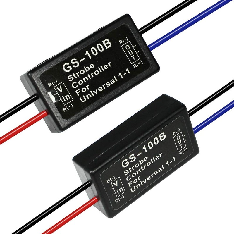 YUNPICAR 12V GS-100B Flash Strobe Controller Car Trucks Flasher Module