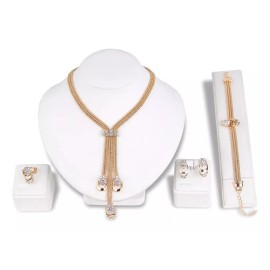 Deluxe Conjunto Set Joyería 5 Piezas Mamá, Abuela, Maestra Novia