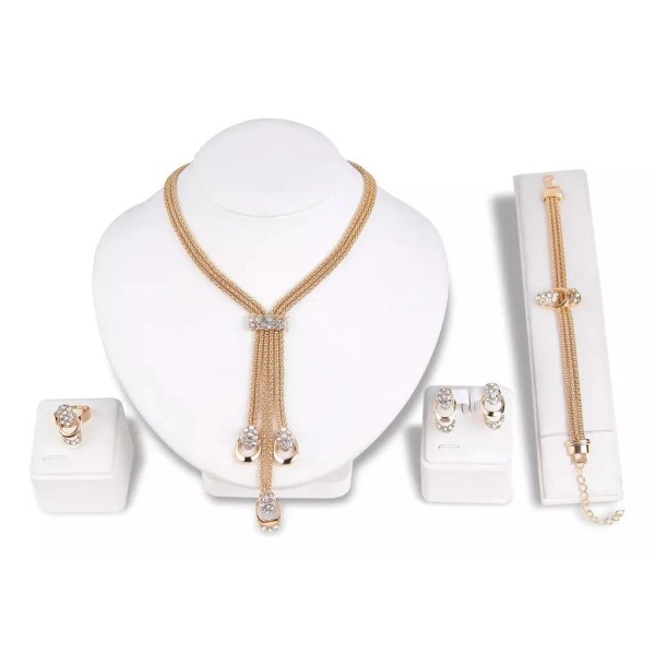 Deluxe Conjunto Set Joyería 5 Piezas Mamá, Abuela, Maestra Novia