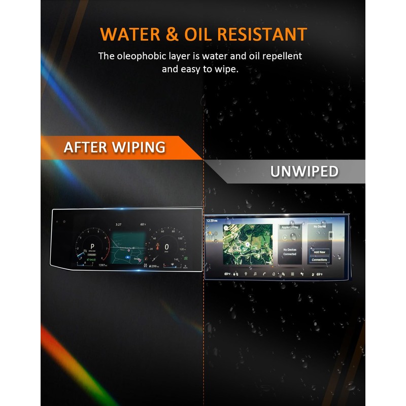 CDEFG (4Pcs for 2025 Nissan Armada Screen Protector, 12.3/14.3 Inch
